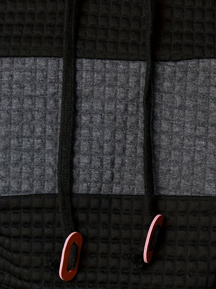 Herr Colorblock Hoodie - Andningsbar &amp; Casual