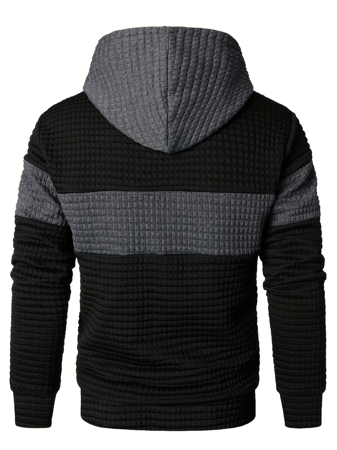Herr Colorblock Hoodie - Andningsbar &amp; Casual