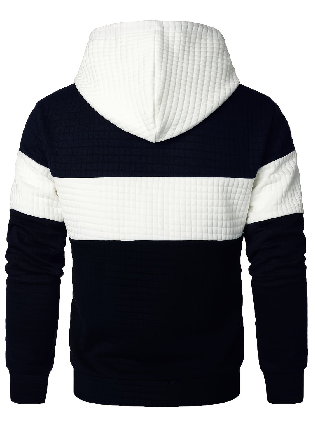 Herr Colorblock Hoodie - Andningsbar &amp; Casual