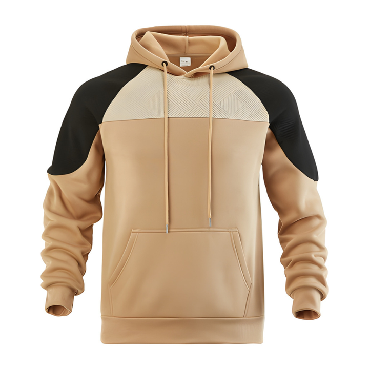 Herr Colorblock Hoodie - Sportiv &amp; Oversized