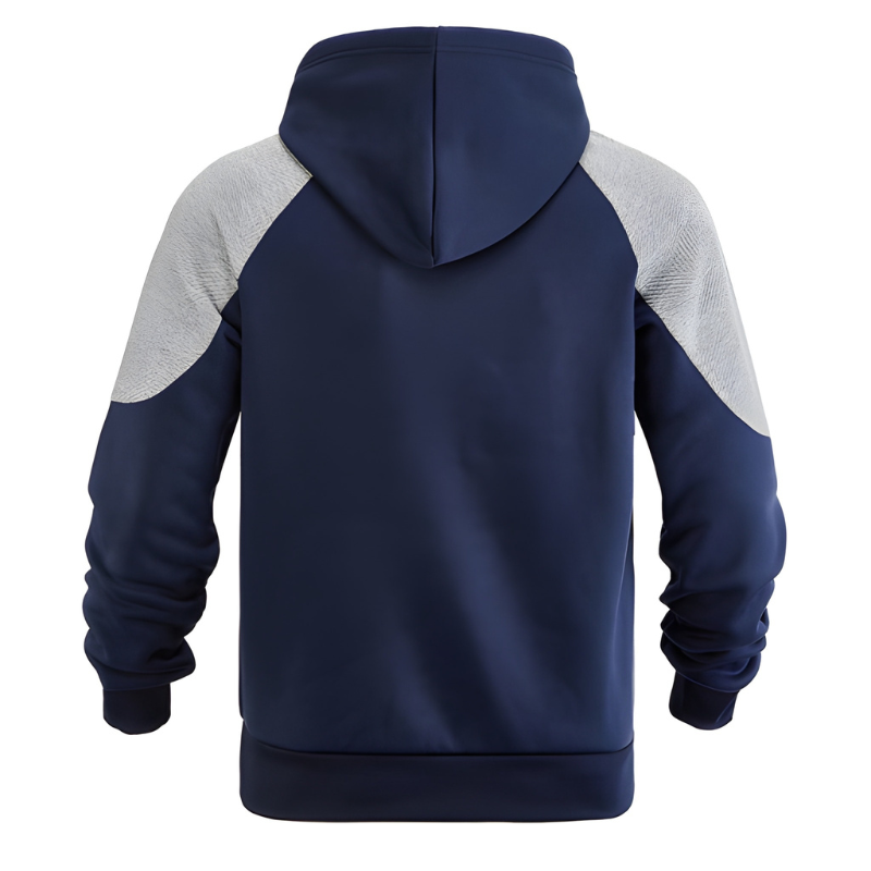 Herr Colorblock Hoodie - Sportiv &amp; Oversized