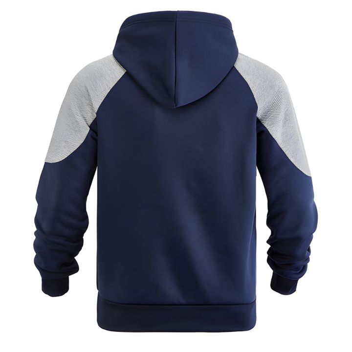 Herr Colorblock Hoodie - Sportiv &amp; Oversized