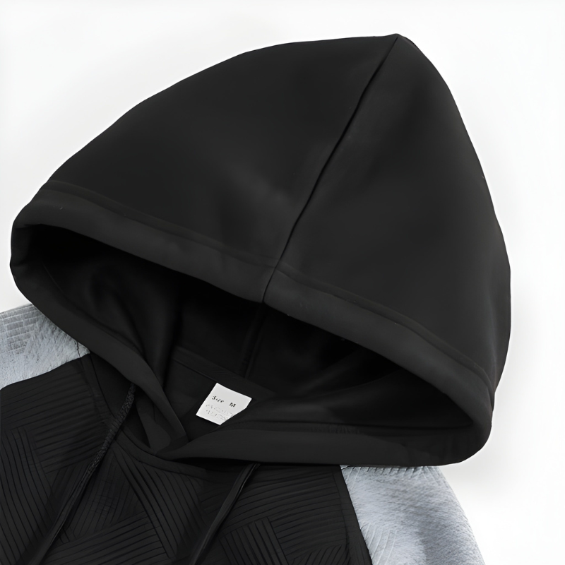 Herr Colorblock Hoodie - Sportiv &amp; Oversized