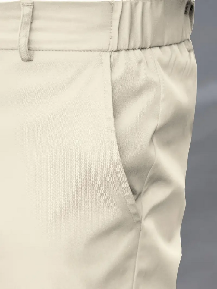 Herr Comfort Fit Byxor - Klassisk Casual Design