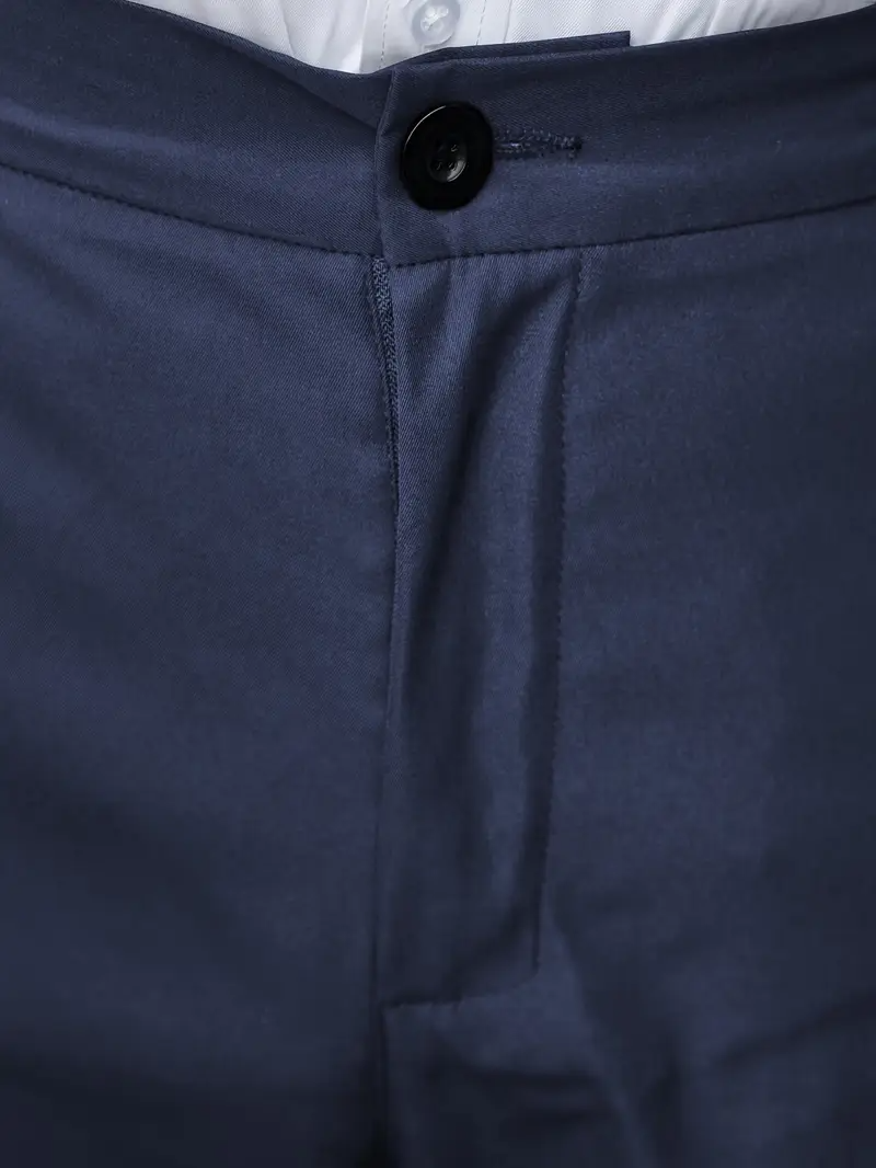 Herr Comfort Fit Byxor - Klassisk Casual Design