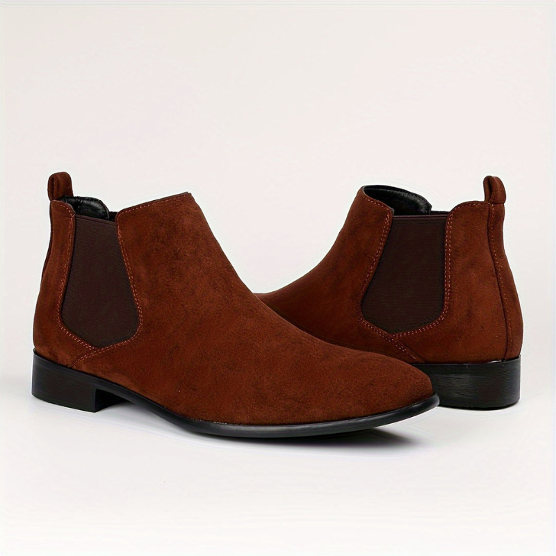 Herr Elastiska Ankelskor - Slip-On med Antislip Sula