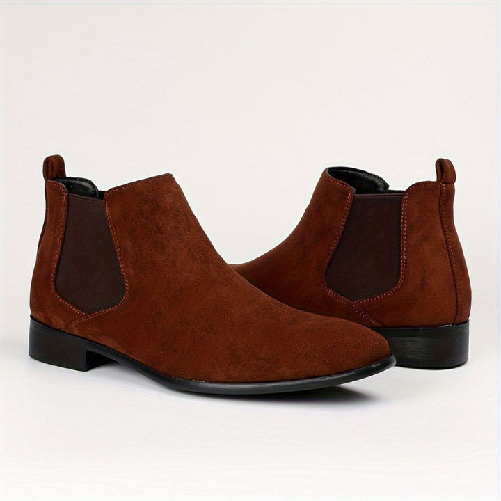 Herr Elastiska Ankelskor - Slip-On med Antislip Sula