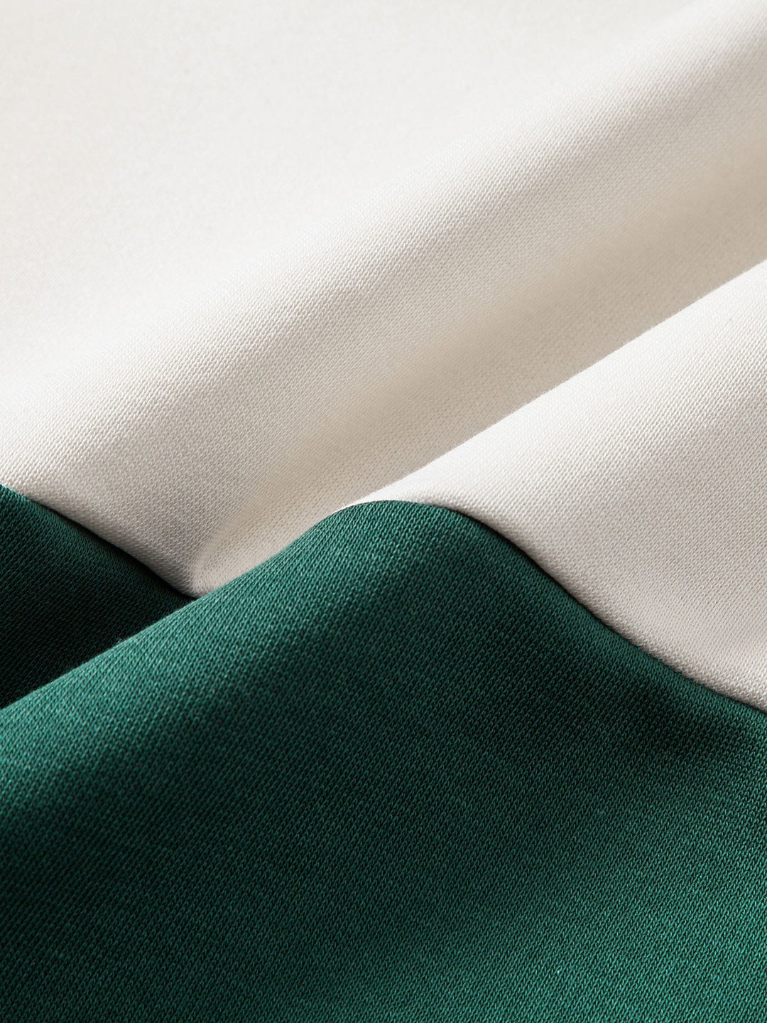 Herr Färgblock Sweatshirt med Dragkedja – Avslappnad Passform
