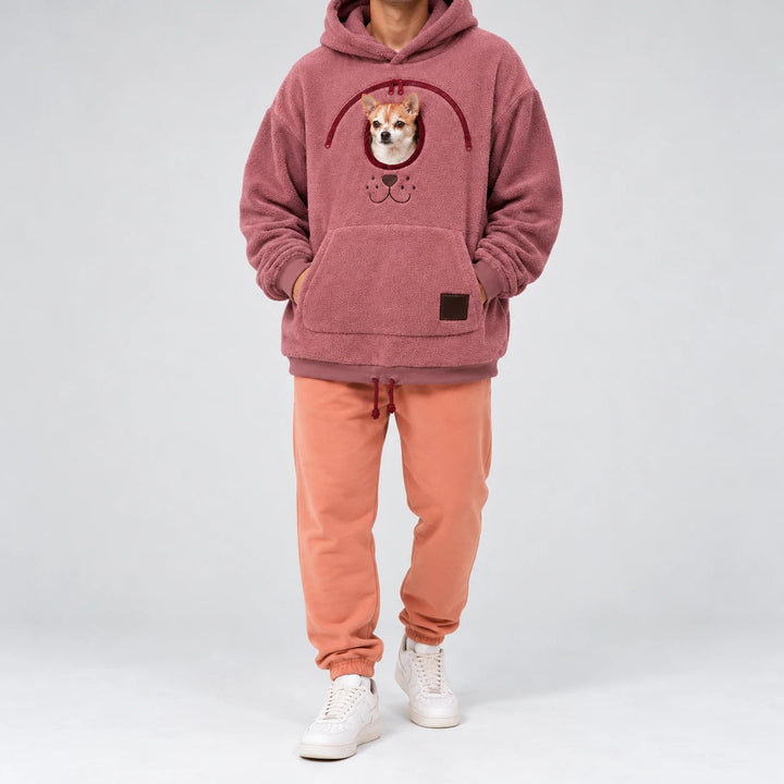 Herr Hundbärare Hoodie - Praktisk Hundväska