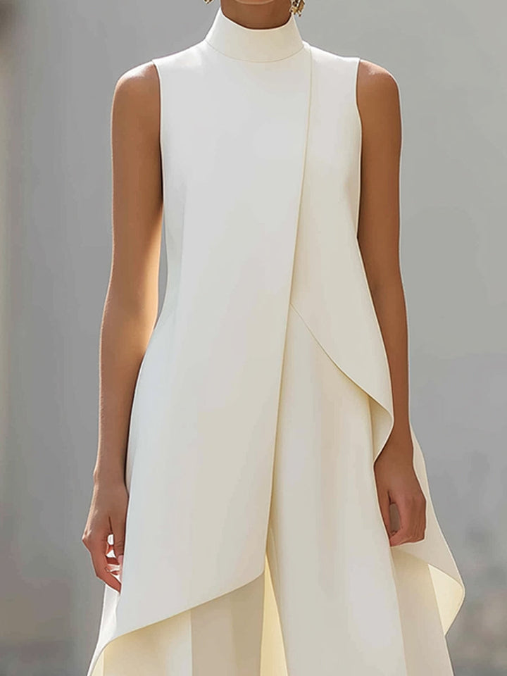 Dam Jumpsuit Bred Ben - Elegant Monokrom - Elegant Minimalistisk