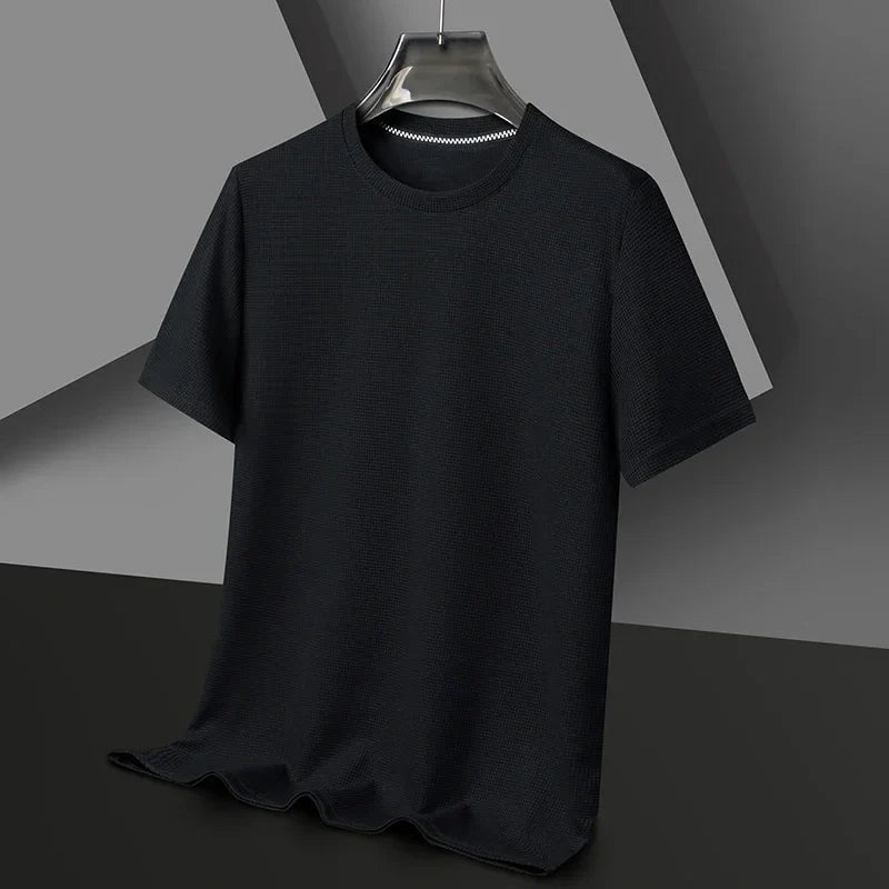 Herr Klassisk T-Shirt - Tidlös Stil - Svart