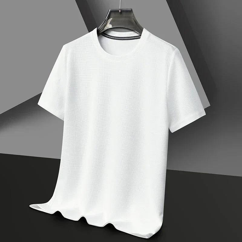 Herr Klassisk T-Shirt - Tidlös Stil - Vit