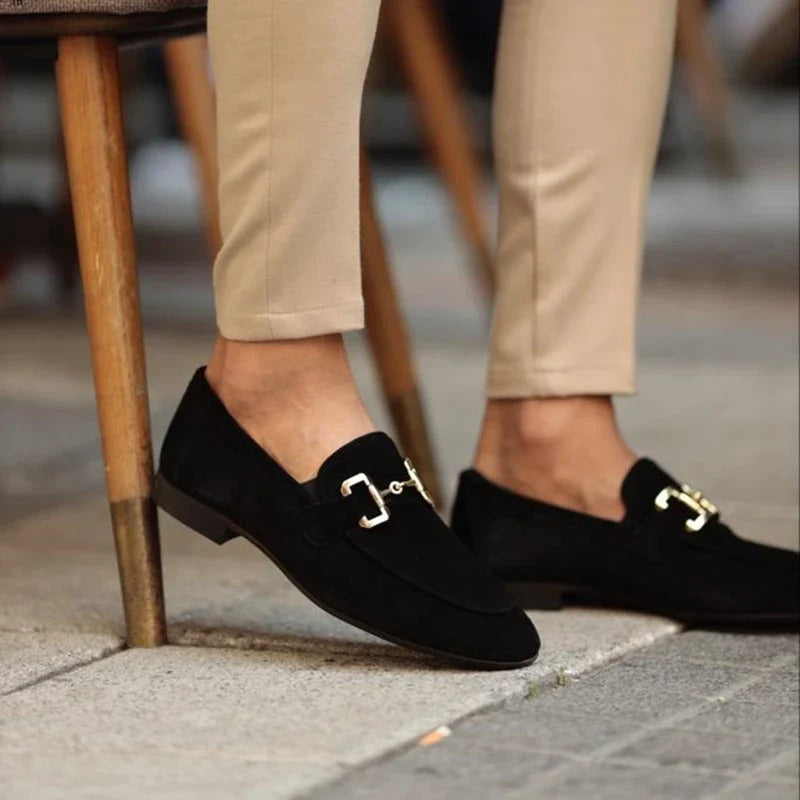 Herr Klassiska Loafers i Läder - Tidlös Elegans