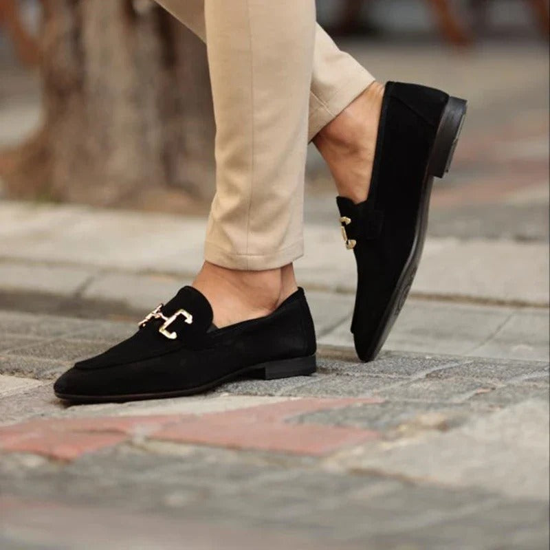 Herr Klassiska Loafers i Läder - Tidlös Elegans