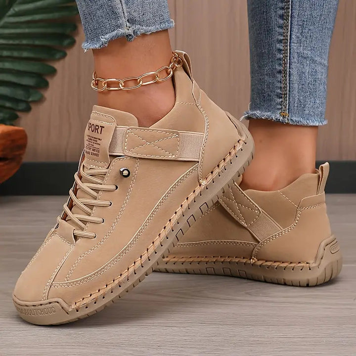 Dam Comfort Support Sneakers - Lätt och stödjande - Lätt och andningsbar - Beige