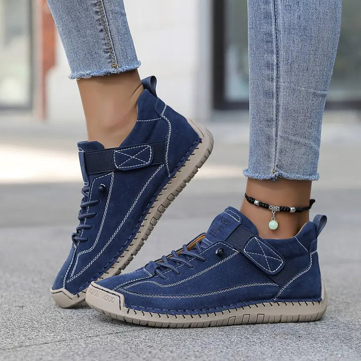 Dam Comfort Support Sneakers - Lätt och stödjande - Lätt och andningsbar - Blå