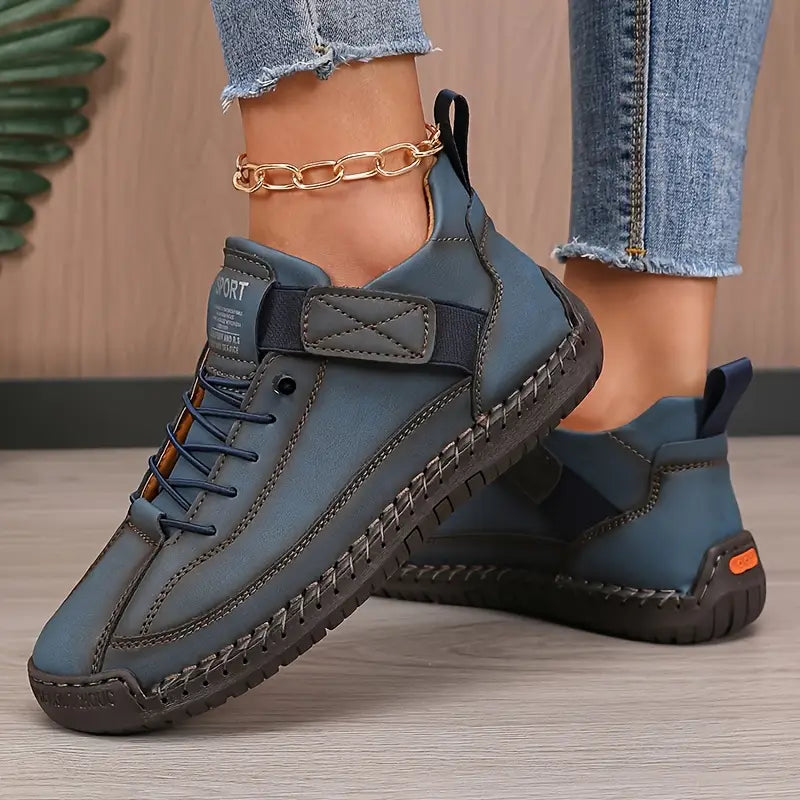 Dam Comfort Support Sneakers - Lätt och stödjande - Lätt och andningsbar - Marinblå