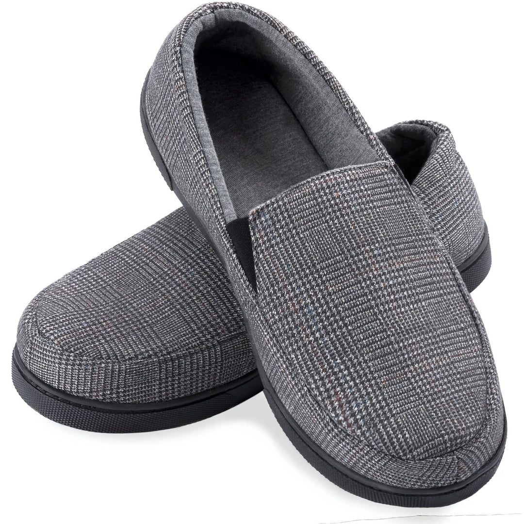 Herr Loafers Rutigt Design &amp; Antislip Sula - Varm
