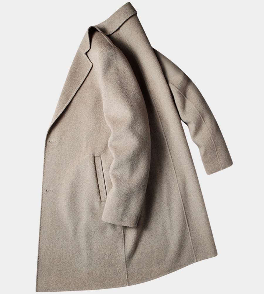 Herr Minimalistisk Kappa - Elegant Lagerlook