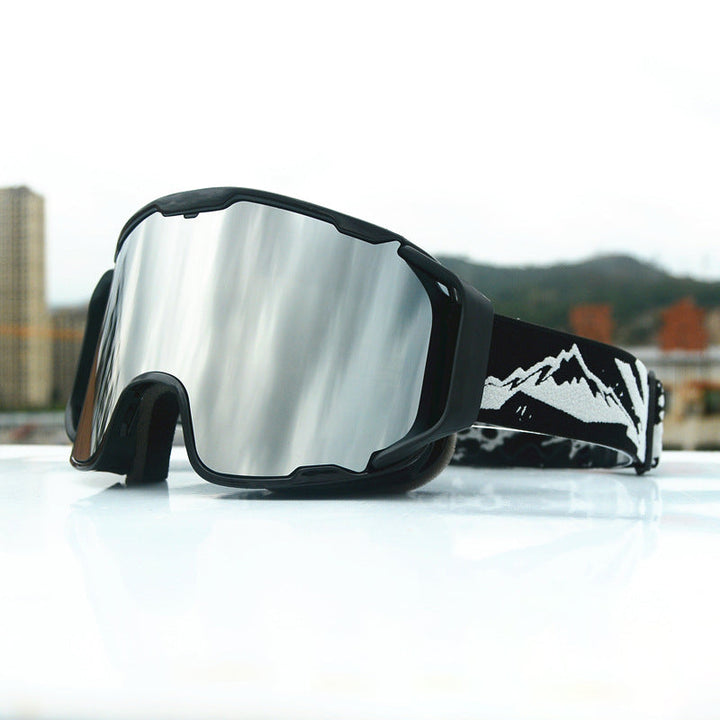 Herr Motorsport- &amp; Skibril Polariserad UV400 - Lättvägt Design - Svart
