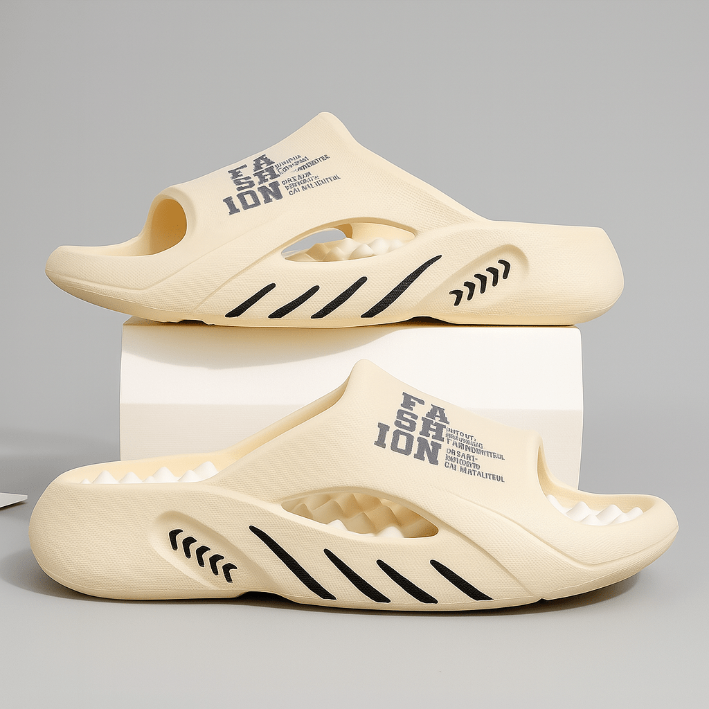 Herr Ortopedisk Chunky Platform Sportslide - Massagefotbädd - Khaki