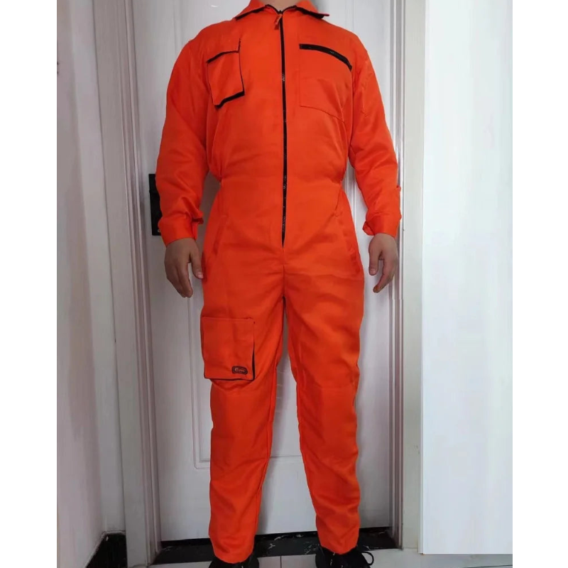 Herr Overall Rak Modell Med Dragkedja - Vårkollektion