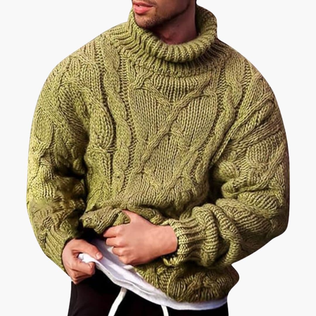Herr Oversized Troja - Vinterkollektion - Grön