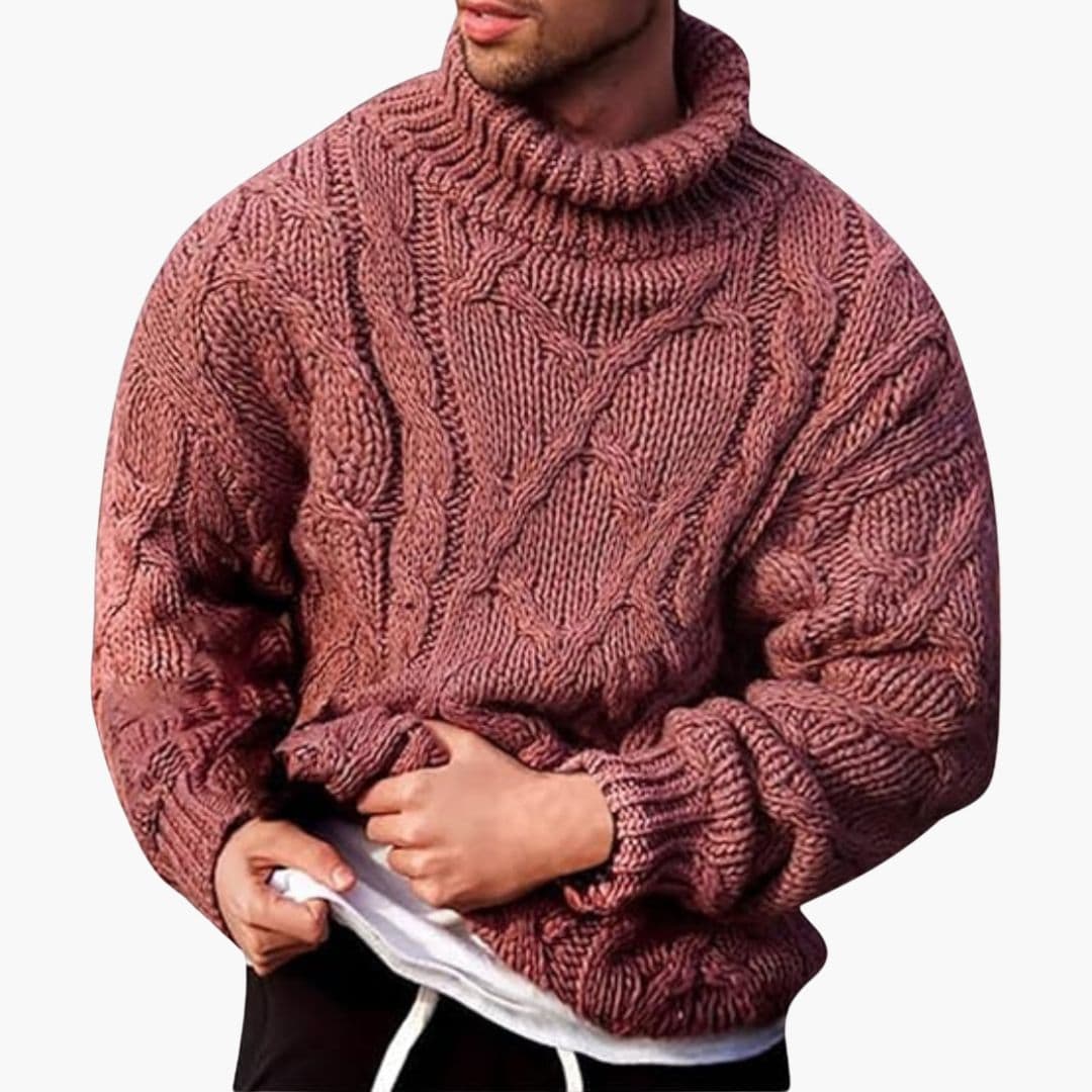 Herr Oversized Troja - Vinterkollektion - Rosa