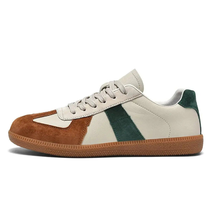 Herr Retro Sneakers - Klassisk Stil för Vardagen - Karamel