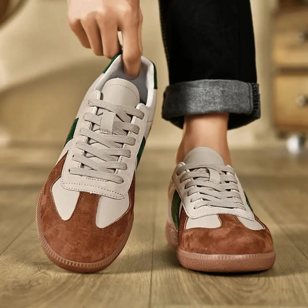 Herr Retro Sneakers - Klassisk Stil för Vardagen