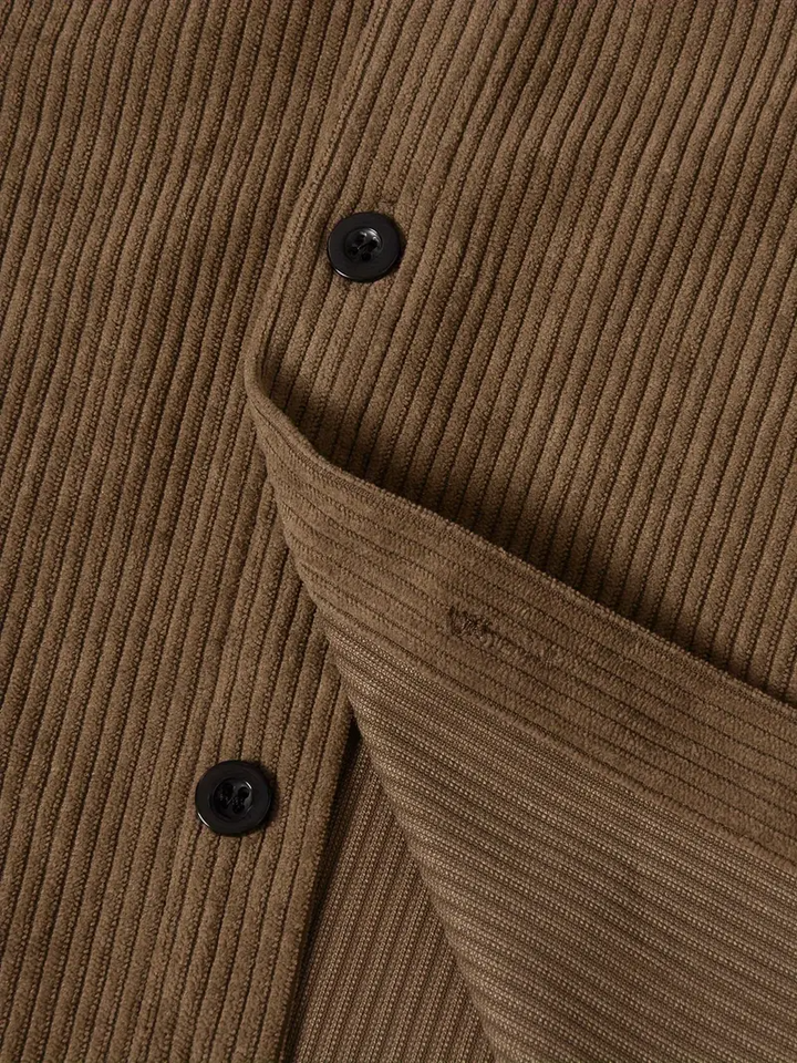 Herr Ribstof Skjorta - Klassisk &amp; Bekväm