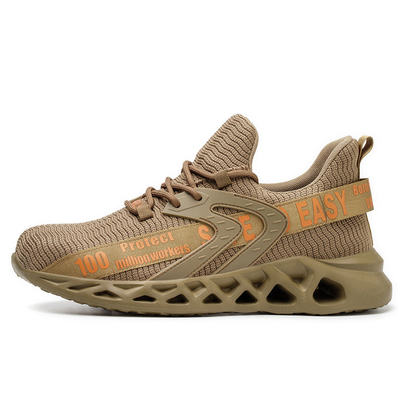 Herr Säkerhetsskor Slimfit Sportiv Modell - Sommar - Khaki