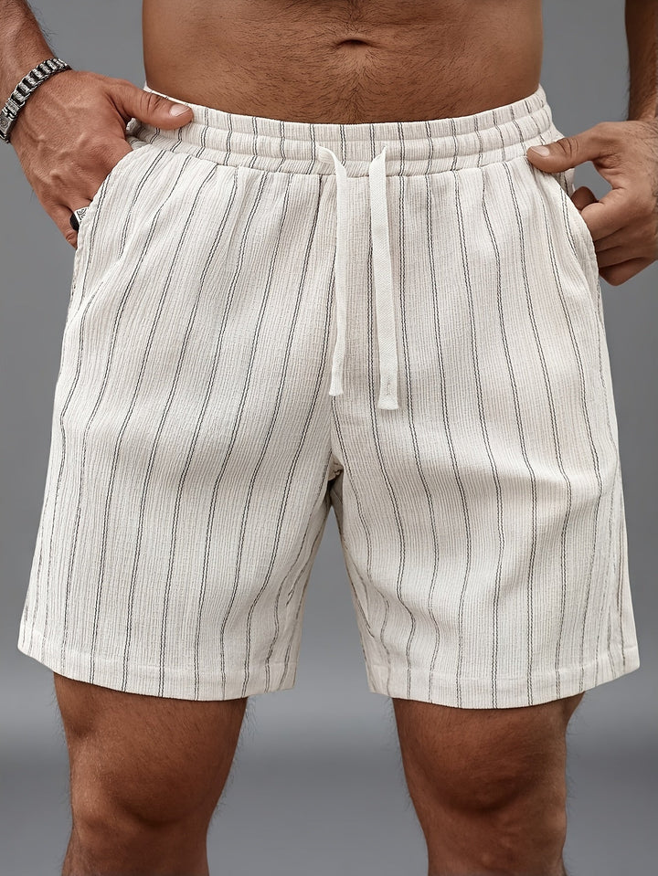 Herr Shorts med Dragsko - Avslappnad Passform