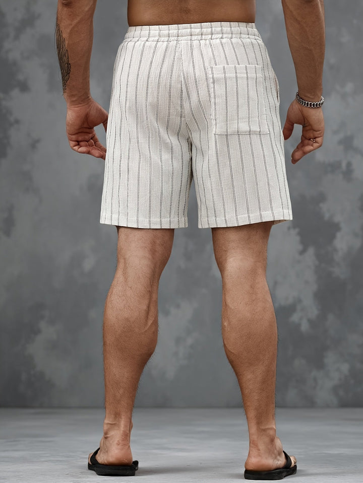 Herr Shorts med Dragsko - Avslappnad Passform