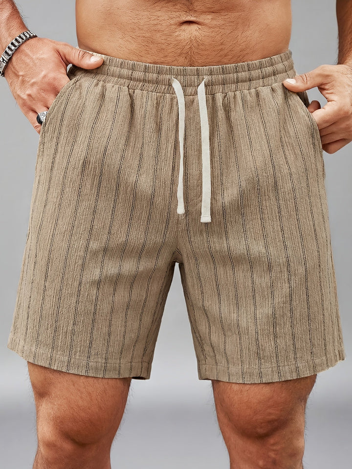 Herr Shorts med Dragsko - Avslappnad Passform