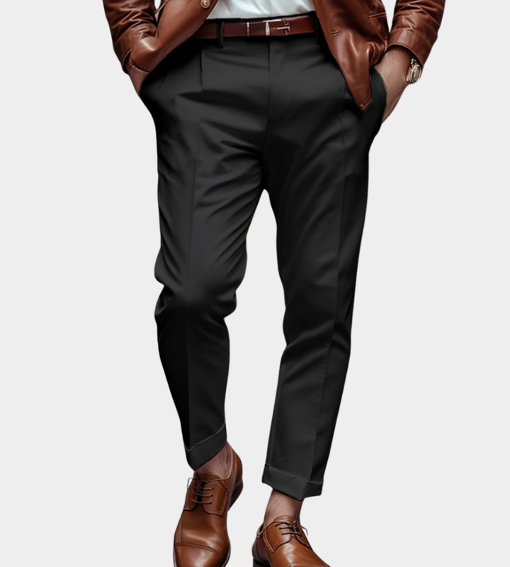 Herr Slim Chinos - Modernt snitt - Svart