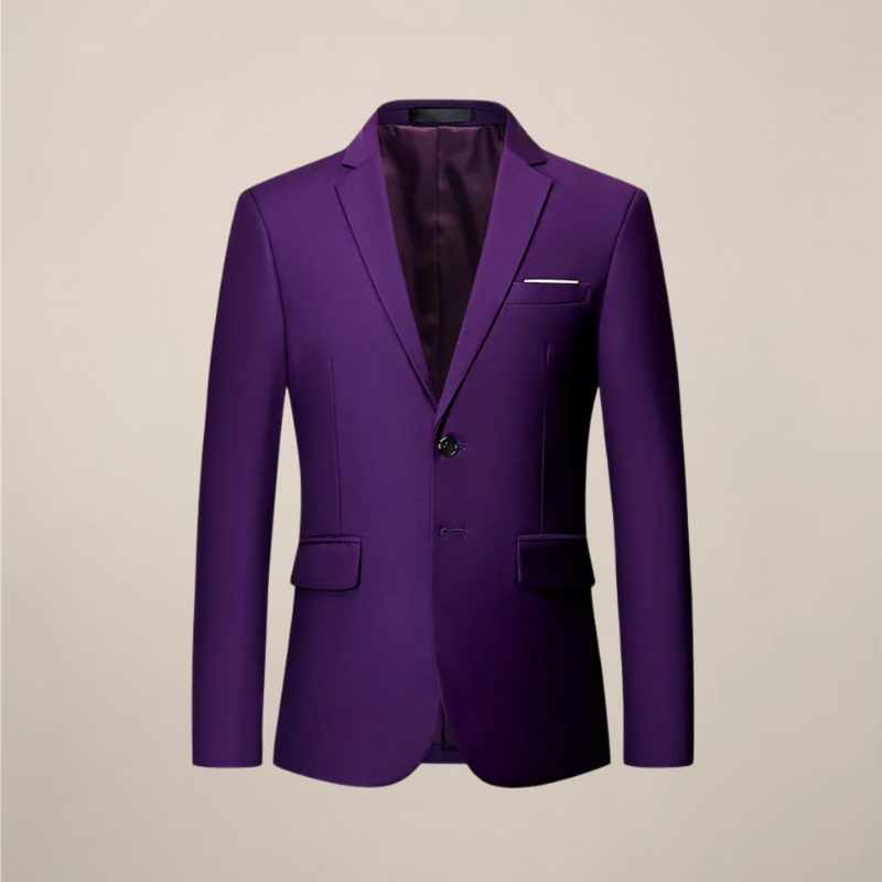 Herr Slim Fit Blazer - Elegant &amp; Modern - Lila