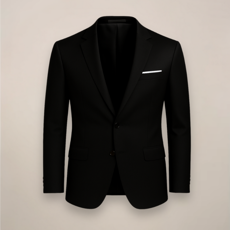 Herr Slim Fit Blazer - Elegant &amp; Modern - Svart