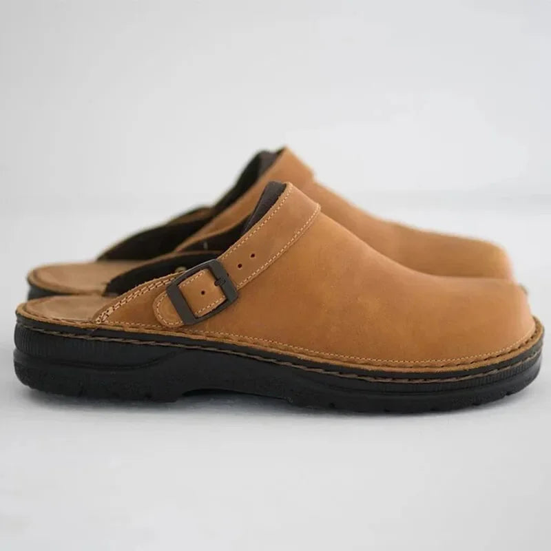 Herr Slip-On Skor - Bekväm Klassiker - Khaki