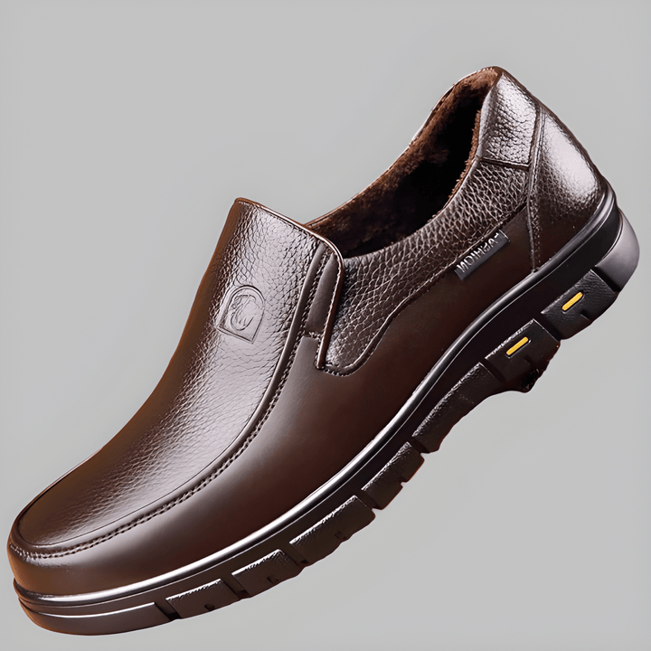Herr Slip-On Skor - Elegant Komfort för Vardagen - Brun