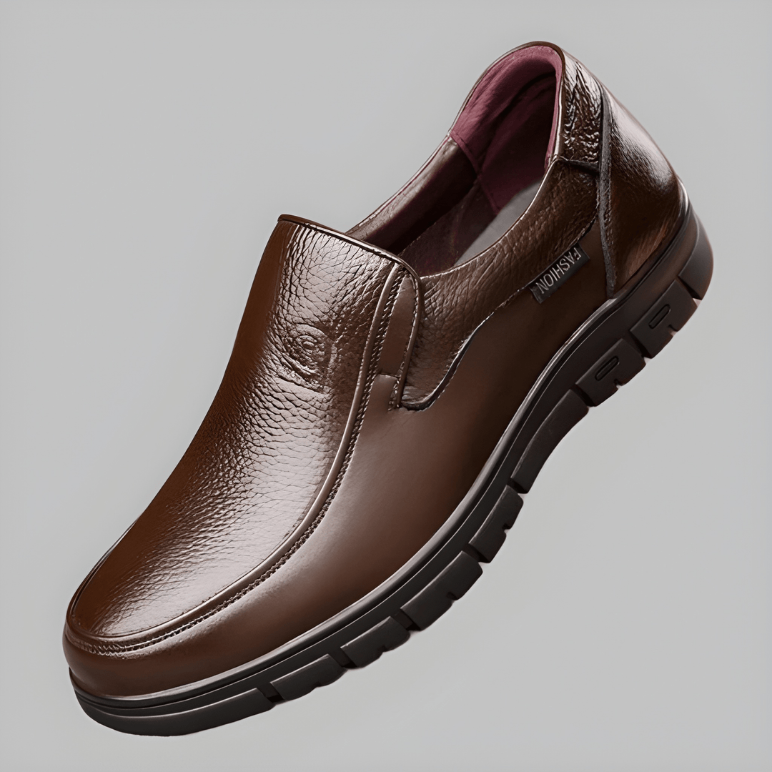 Herr Slip-On Skor - Elegant Komfort för Vardagen