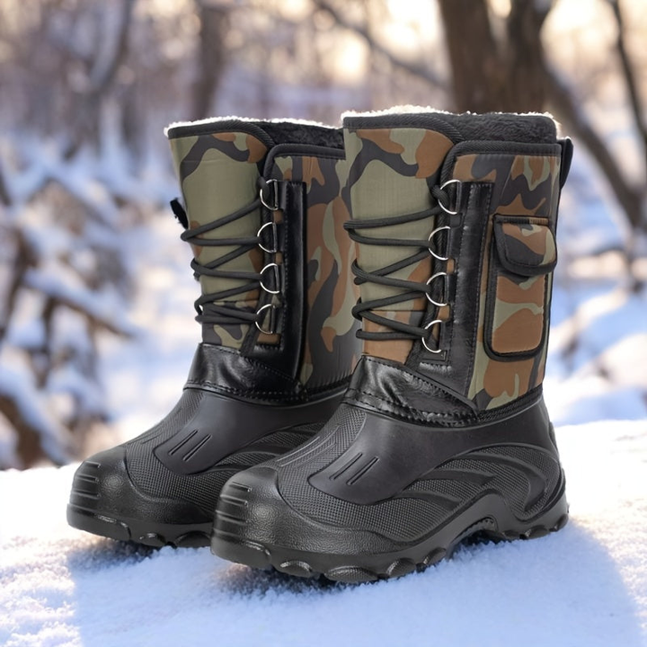 Herr Snöstövlar Antislip Sula &amp; Ankelstöd - Outdoor - Grön