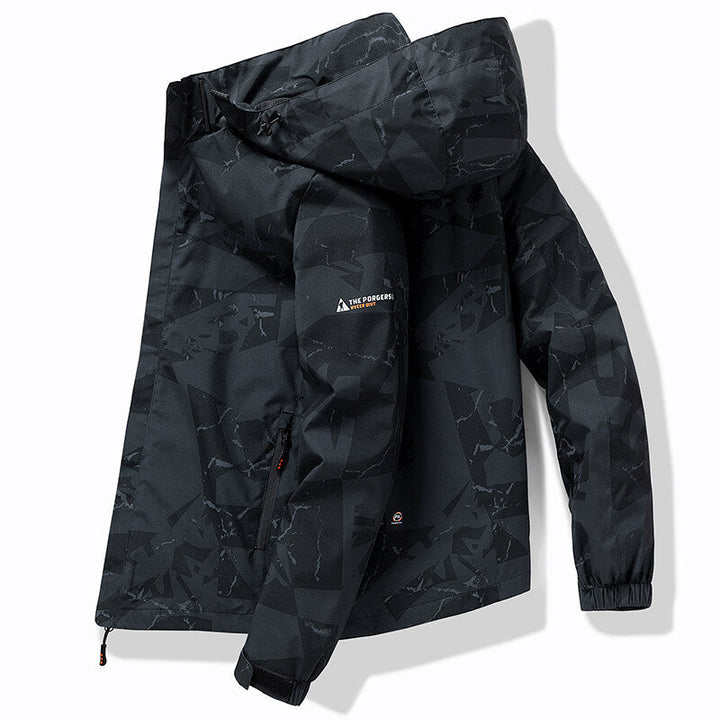 Herr Sportiv Vattentät Skidkavaj - Klassisk Design - Grå
