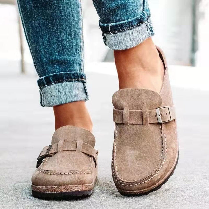 Dam stödsko mjuk komfort - Klassisk design - Ergonomisk komfort - Beige