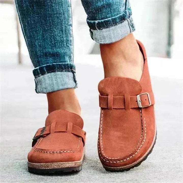 Dam stödsko mjuk komfort - Klassisk design - Ergonomisk komfort - Orange