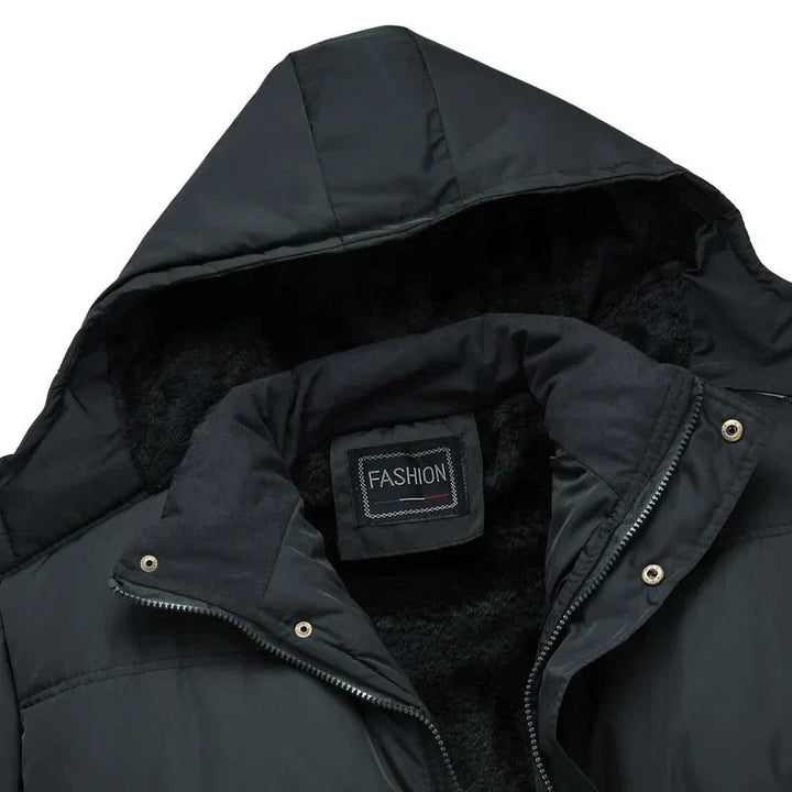 Herr Streamlining Vinterjacka med Huva - Modern Stil