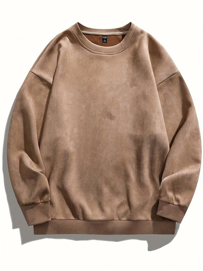 Herr Sweatshirt Rund Hals - Klassisk Casual