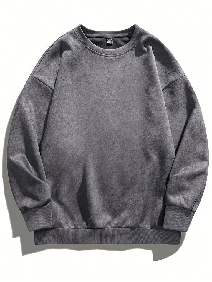 Herr Sweatshirt Rund Hals - Klassisk Casual