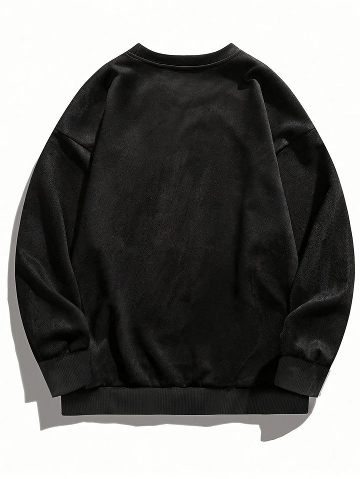Herr Sweatshirt Rund Hals - Klassisk Casual