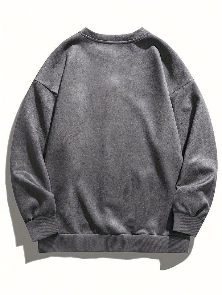 Herr Sweatshirt Rund Hals - Klassisk Casual